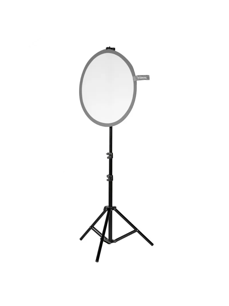 CARUBA Silver panel holder stand with clip | D'Aponte | Stand and Light Boom Stand