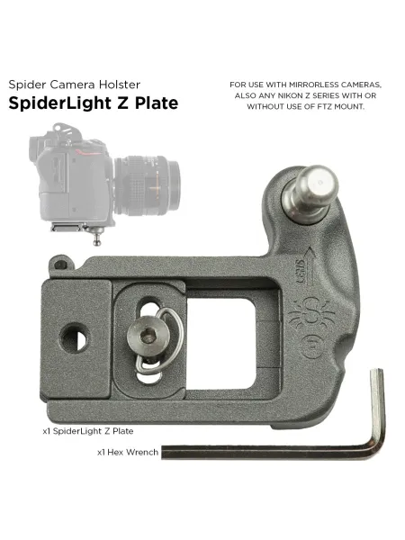 SPIDER CAMERA HOLSTER SpiderLight, Plate and Pin | D'Aponte | Shoulder, Camera Strap and Accessories 2