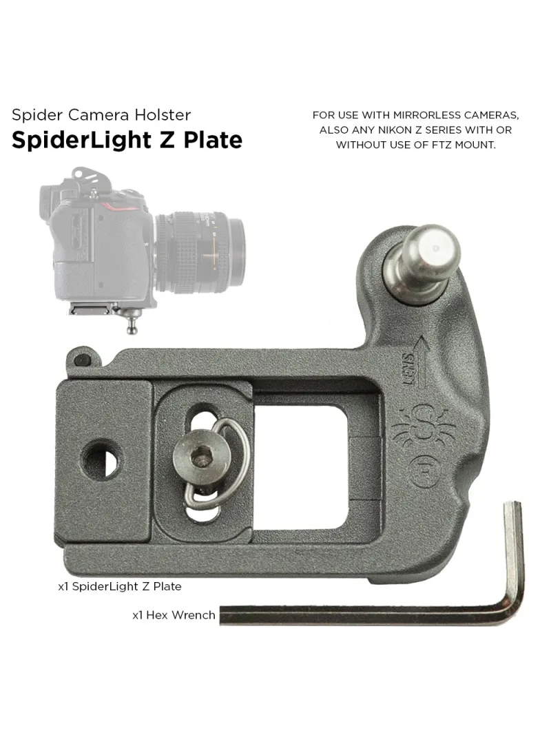 SPIDER CAMERA HOLSTER SpiderPro Mirrorless Camera Plate - Piastra per fotocamera