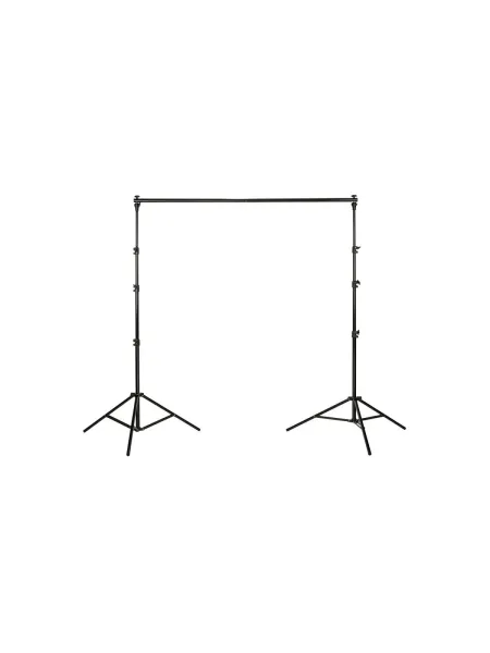 Quadralite set of 2 Air 280 stands + crossbar for the background + bag | D'Aponte | Supports and Backdrop Holder Systems