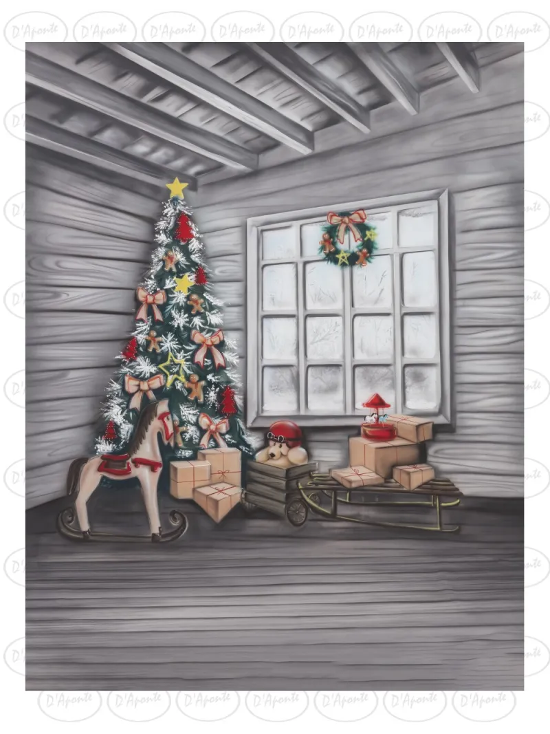 copy of D'APONTE CHRISTMAS CANVAS BACKDROP SB 12-327 | D'Aponte | Scenographic – SB