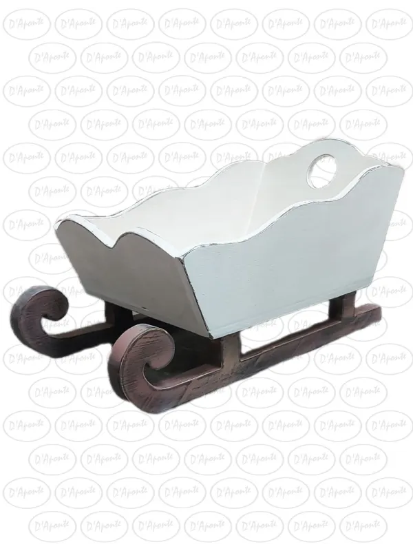 D'APONTE NEWBORN NB103 WHITE SLEIGH | D'Aponte | Newborn Accessories