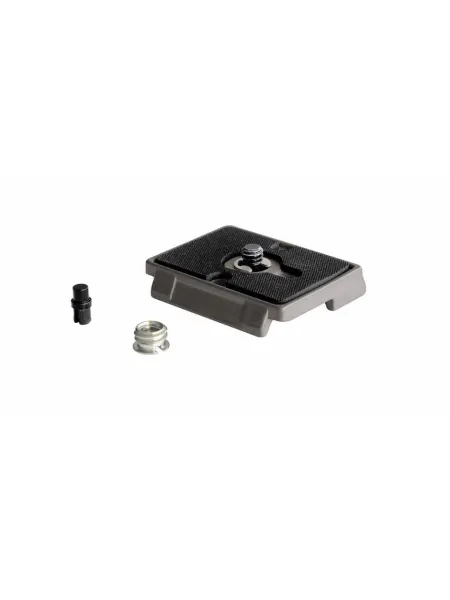 MANFROTTO Quick Release Plate with 1/4'' Screw and Rubber Grip | D'Aponte | Tripods, Monopods and Heads