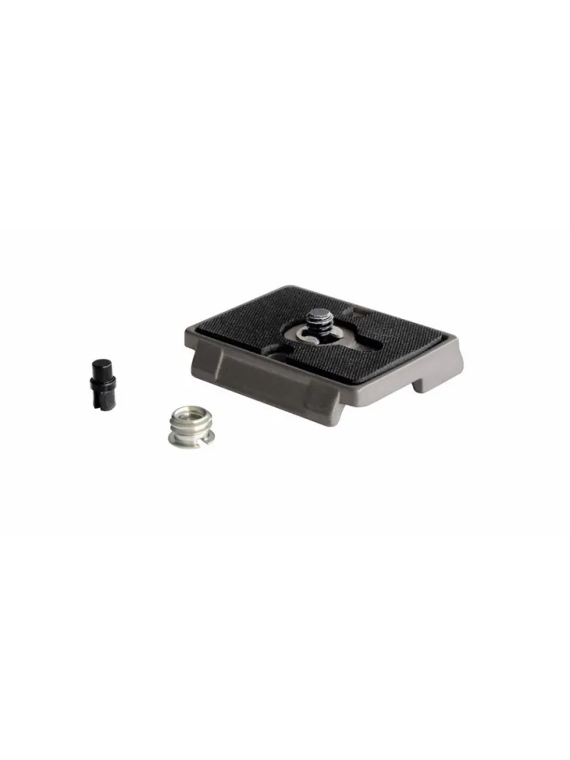 MANFROTTO Quick Release Plate with 1/4'' Screw and Rubber Grip | D'Aponte | Tripods, Monopods and Heads