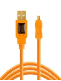 TetherPro USB 2.0A a Mini-B 8-Pin, 460cm, Arancio