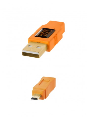 TetherPro USB 2.0A a Mini-B 8-Pin, 460cm, Arancio