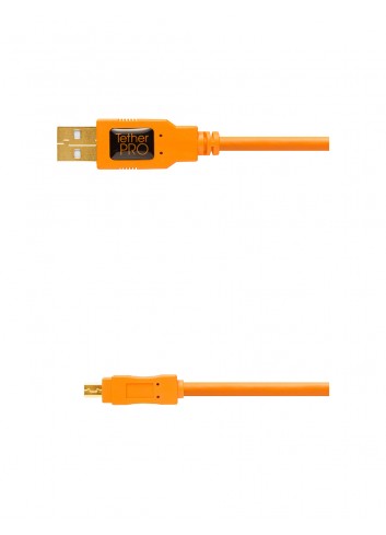 TetherPro USB 2.0A a Mini-B 8-Pin, 460cm, Arancio