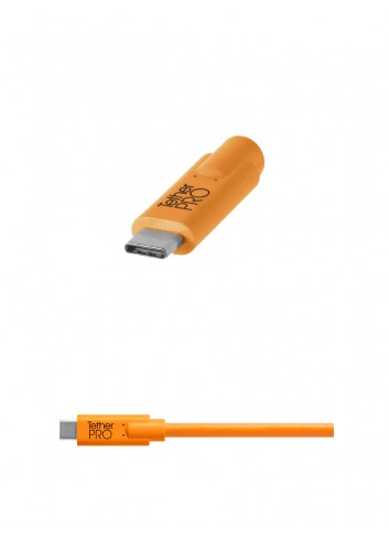TetherPro USB-C a USB-C, 460cm, Arancio