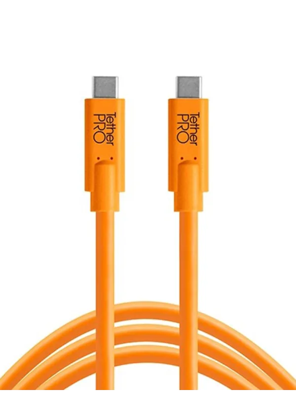 TetherPro USB-C a USB-C, 460cm, Arancio