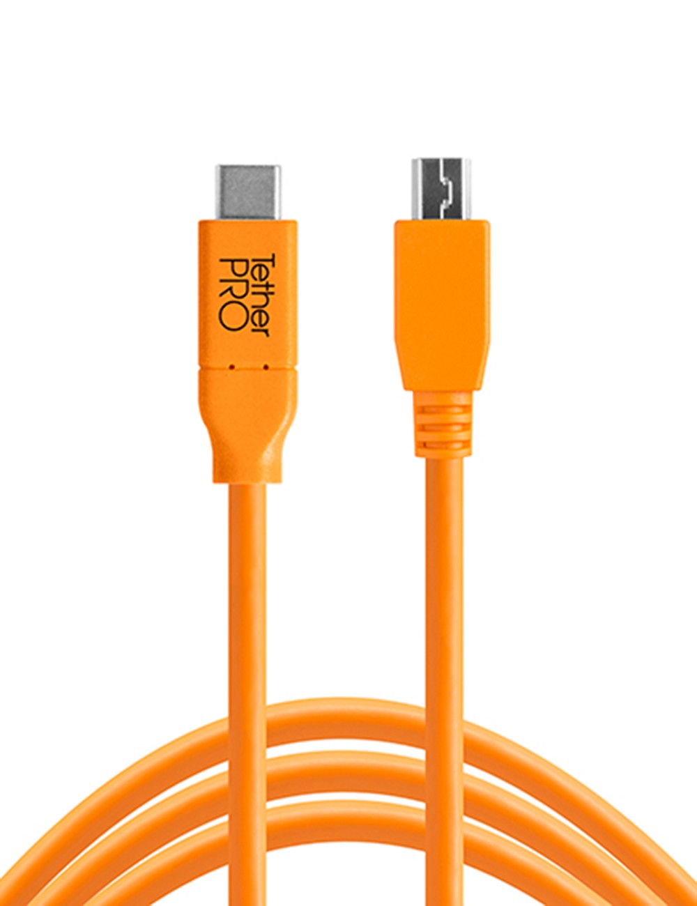 TetherPro USB-C a 2.0 Micro-B 5-Pin, 460cm, Arancio