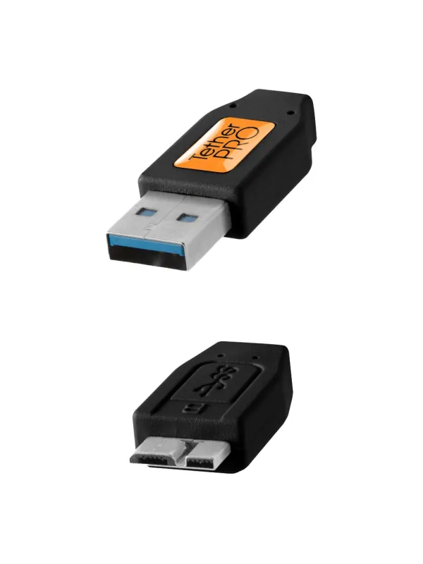 TetherPro USB 3.0 to Micro-B, Black | D'Aponte | Theter Tools Cables