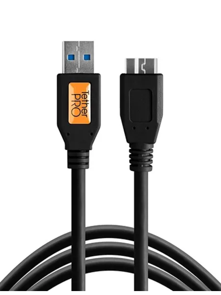TetherPro USB 3.0 to Micro-B, Black | D'Aponte | Theter Tools Cables