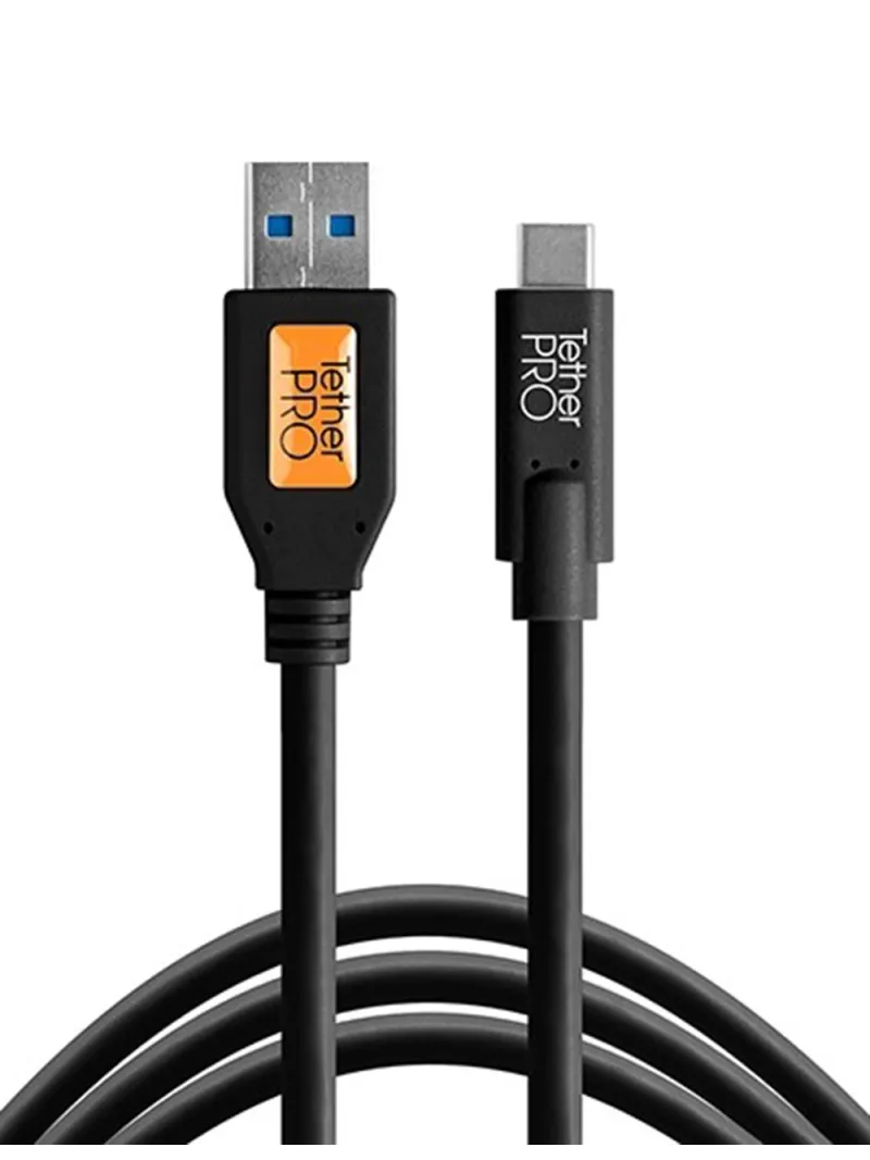 TetherPro USB 3.0 a USB-C, 460cm, Nero