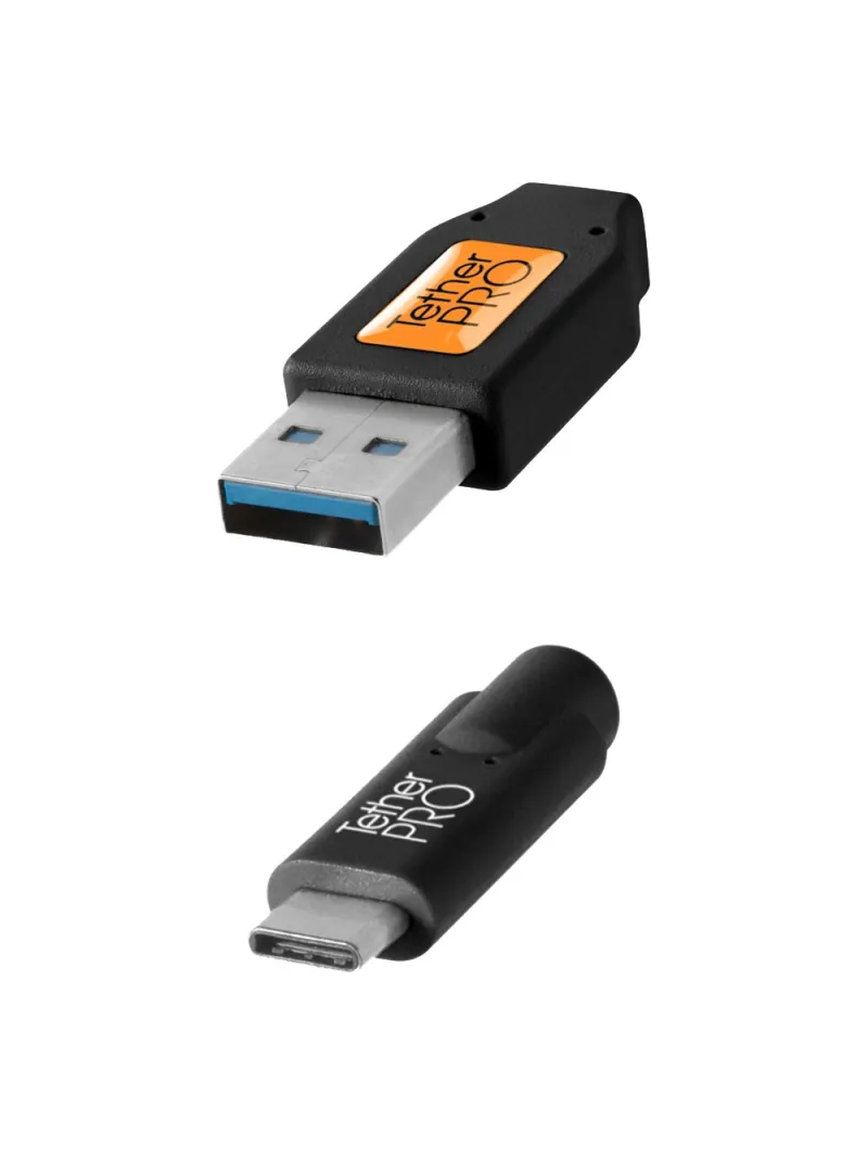 TetherPro USB 3.0 a USB-C, 460cm, Nero