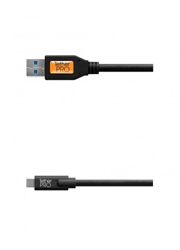 TetherPro USB 3.0 a USB-C, 460cm, Nero