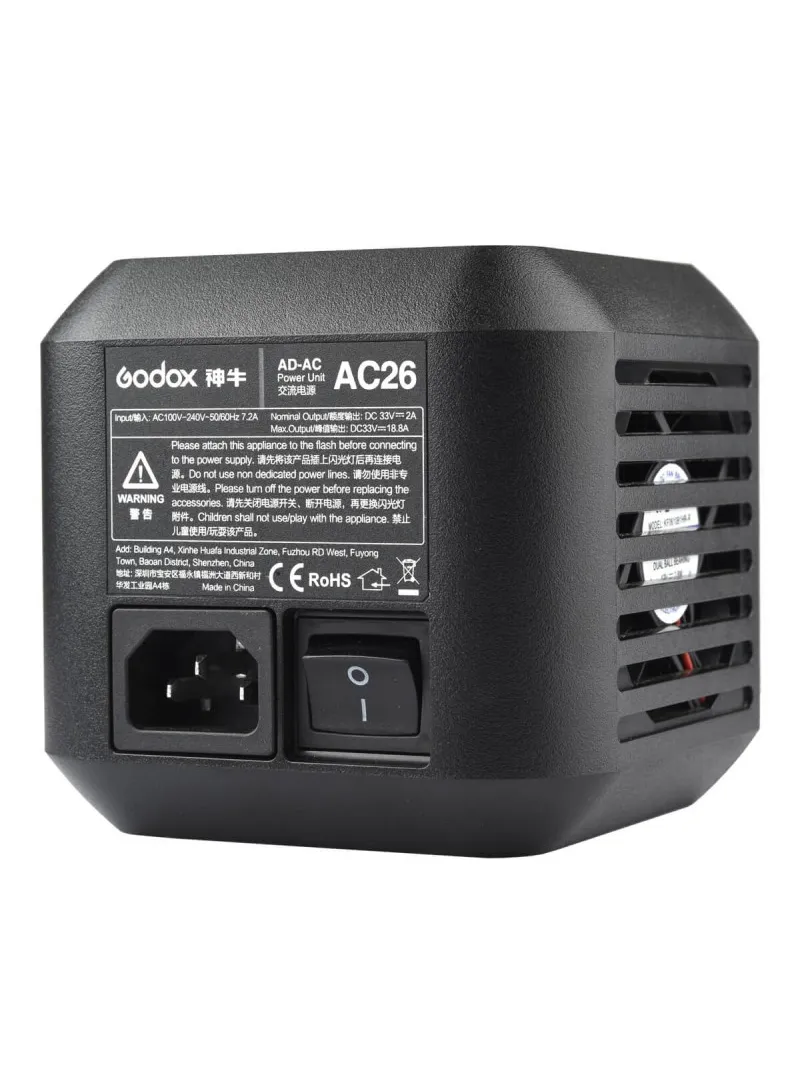 GODOX Adapter AC26 for AD600Pro Witstro | D'Aponte | Portable Flash, Speedlite and Accessories