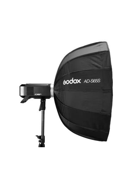 GODOX AD-S65S Softbox Parabolico Richiudibile 65cm per AD300Pro/AD400Pro/ML - Argento 2