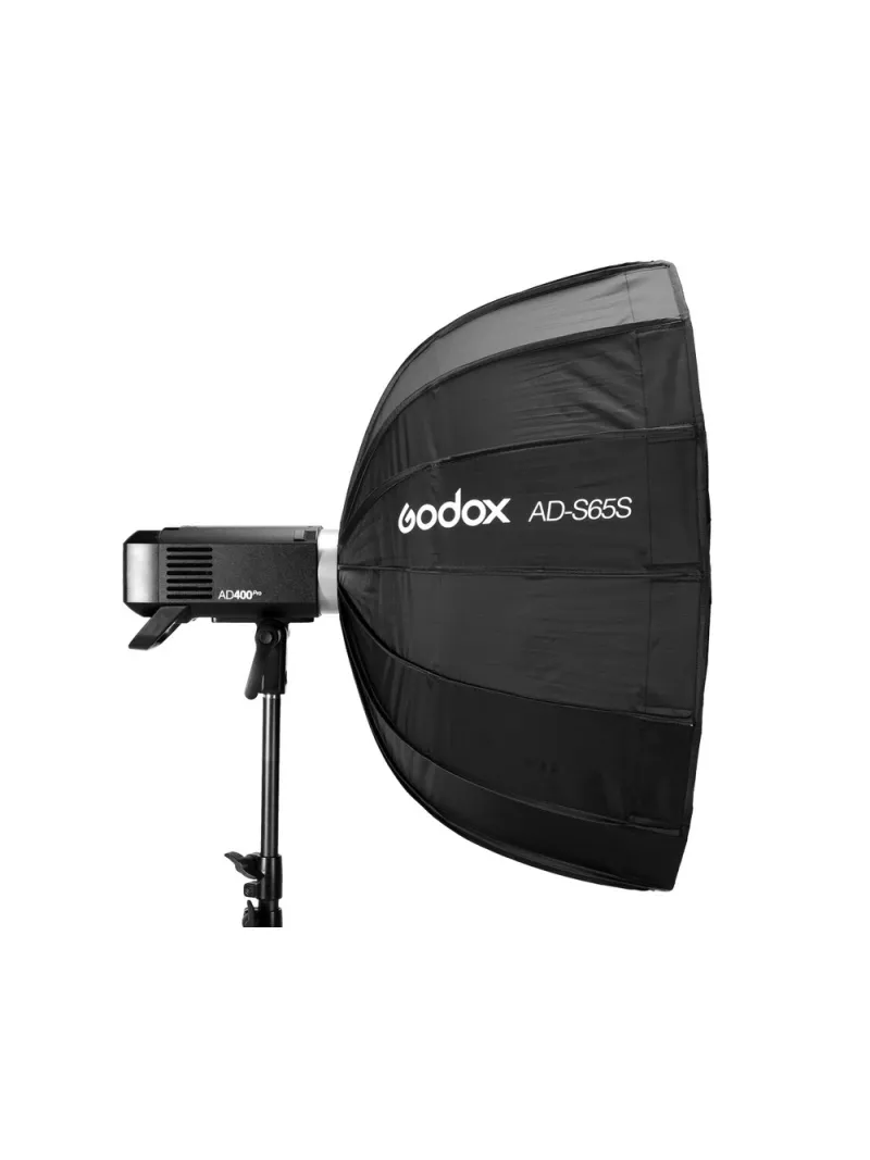GODOX AD-S65S Softbox Parabolico Richiudibile 65cm per AD300Pro/AD400Pro/ML - Argento