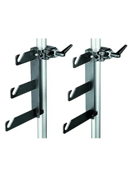 CARUBA Background Holder Hooks (for background roll system) with Superclamps Set | D'Aponte | Studio Accessories