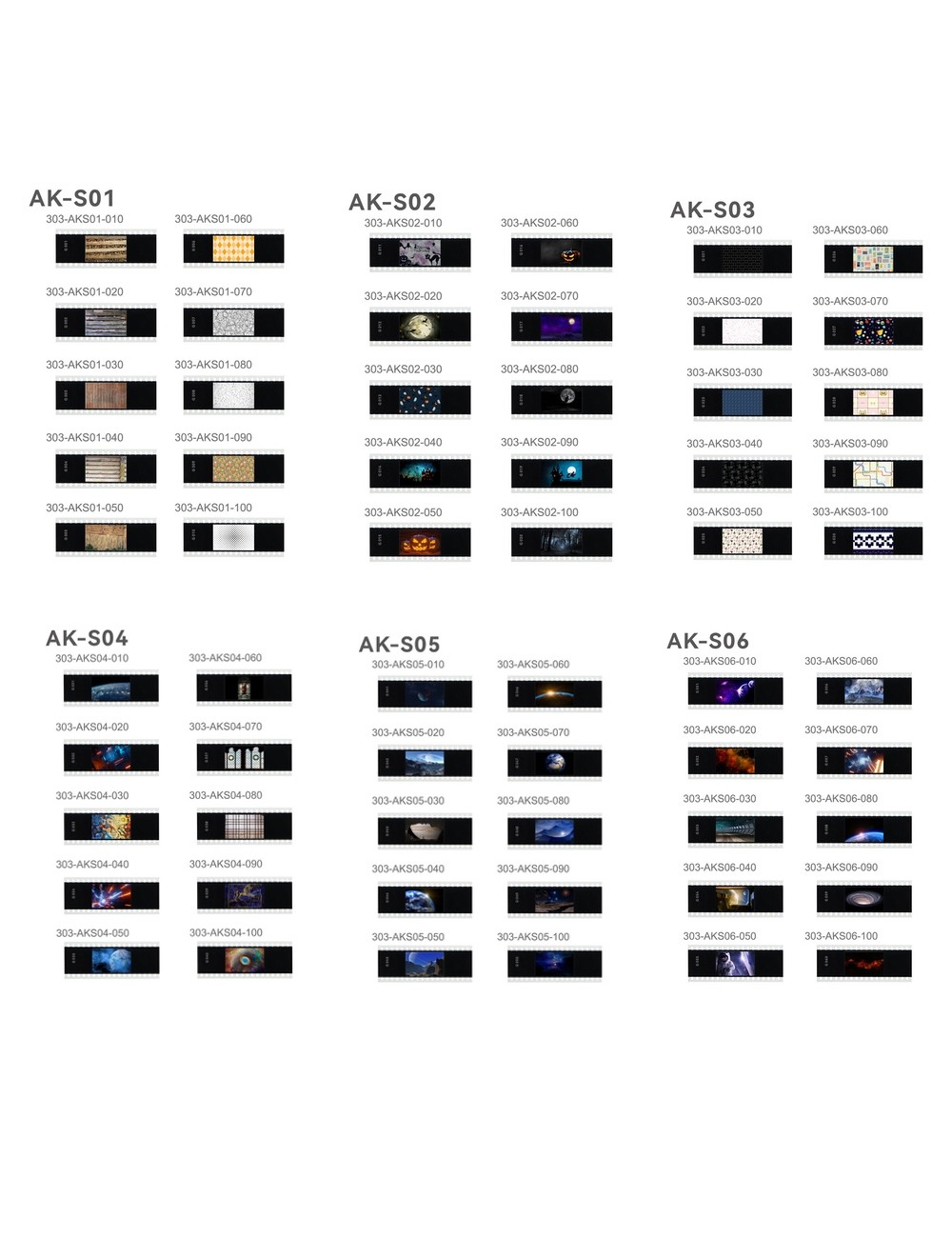 GODOX Set completo di filtri a scorrimento (60 pezzi)