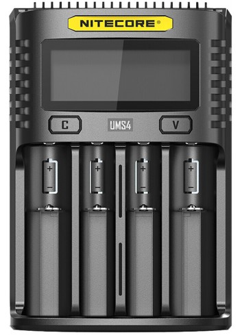 NITECORE UMS4 Caricabatterie Pro (Batterie AA/AAA)