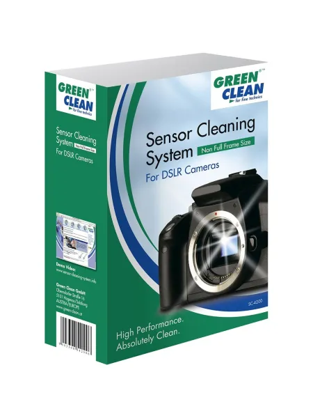 GREEN CLEAN Sensor Cleaner Kit Reduced Size with Case | D'Aponte | Cleaning Sensors