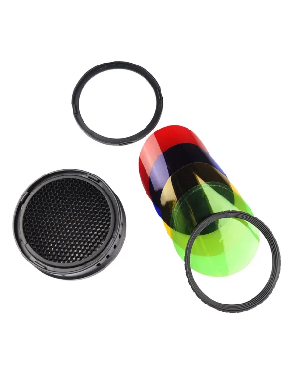 GODOX BD-08 Kit portafiltri frangiflusso Barndoor con filtri