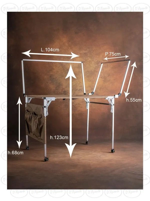 Tavolo Newborn con 2 alzate