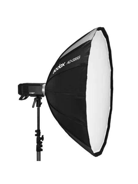 GODOX AD-S85W Softbox Parabolico Richiudibile con griglia 85cm per AD300/400Pro - Bianco