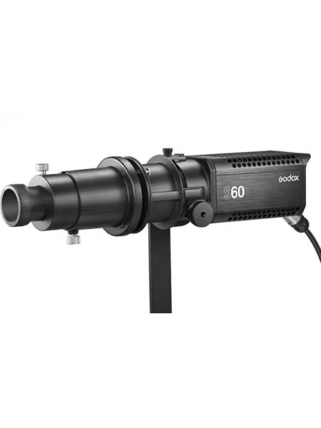 GODOX Kit di 3 illuminatori a led S60 con messa a fuoco + 3 stativi + 2 softbox + accessori 2