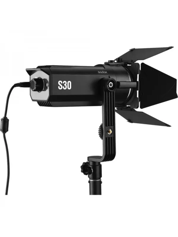 GODOX SA-D S30 Focusing LED 3-Light Kit 3x S30 Light, 3x Light Stand, 1x Projection Attachment, 2x Softbox | D'Aponte | Led Ligh