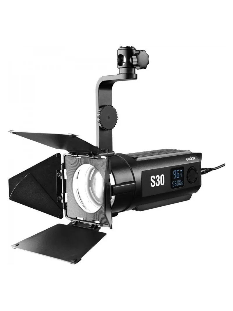 GODOX SA-D S30 Focusing LED 3-Light Kit 3x S30 Light, 3x Light Stand, 1x Projection Attachment, 2x Softbox | D'Aponte | Led Ligh