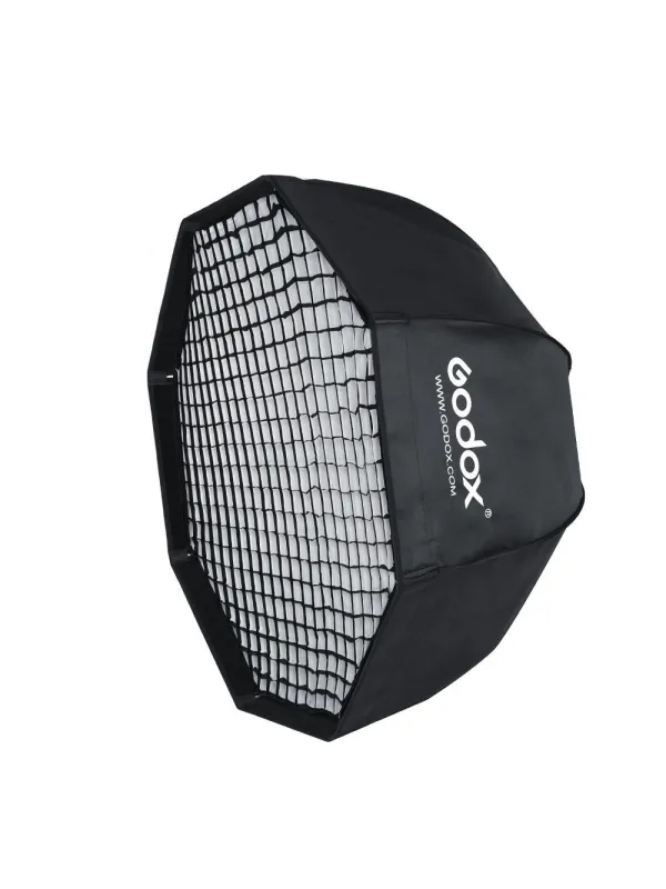 GODOX SB-GUE120 Softbox 120cm Ottagonale con griglia - Attacco Bowens - Richiudibile