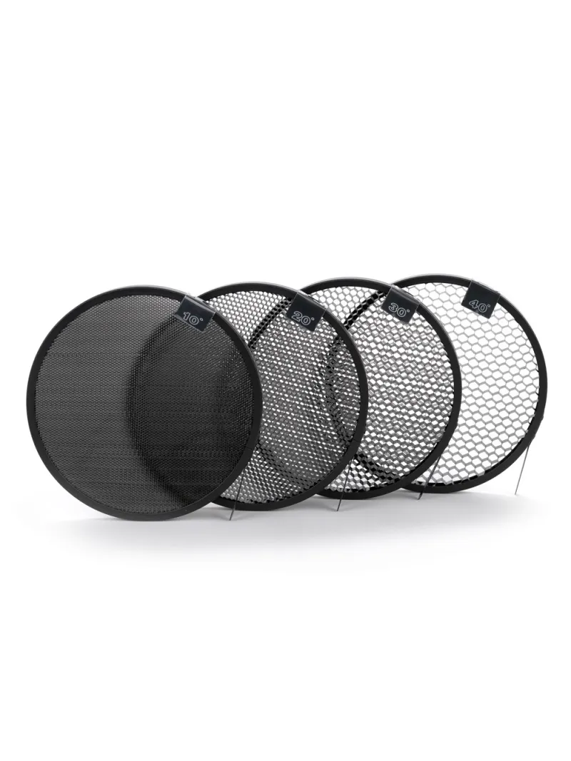 CARUBA Parabola 18cm con Kit di griglie - Attacco Bowens