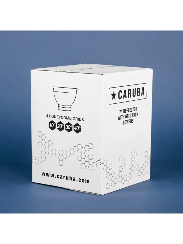 CARUBA 7" Reflector with Grid Pack (Bowens) | D'Aponte | Parables