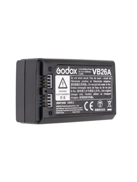 GODOX VB-26 Rechargeable battery for Godox V1 | D'Aponte | Portable Flash, Speedlite and Accessories