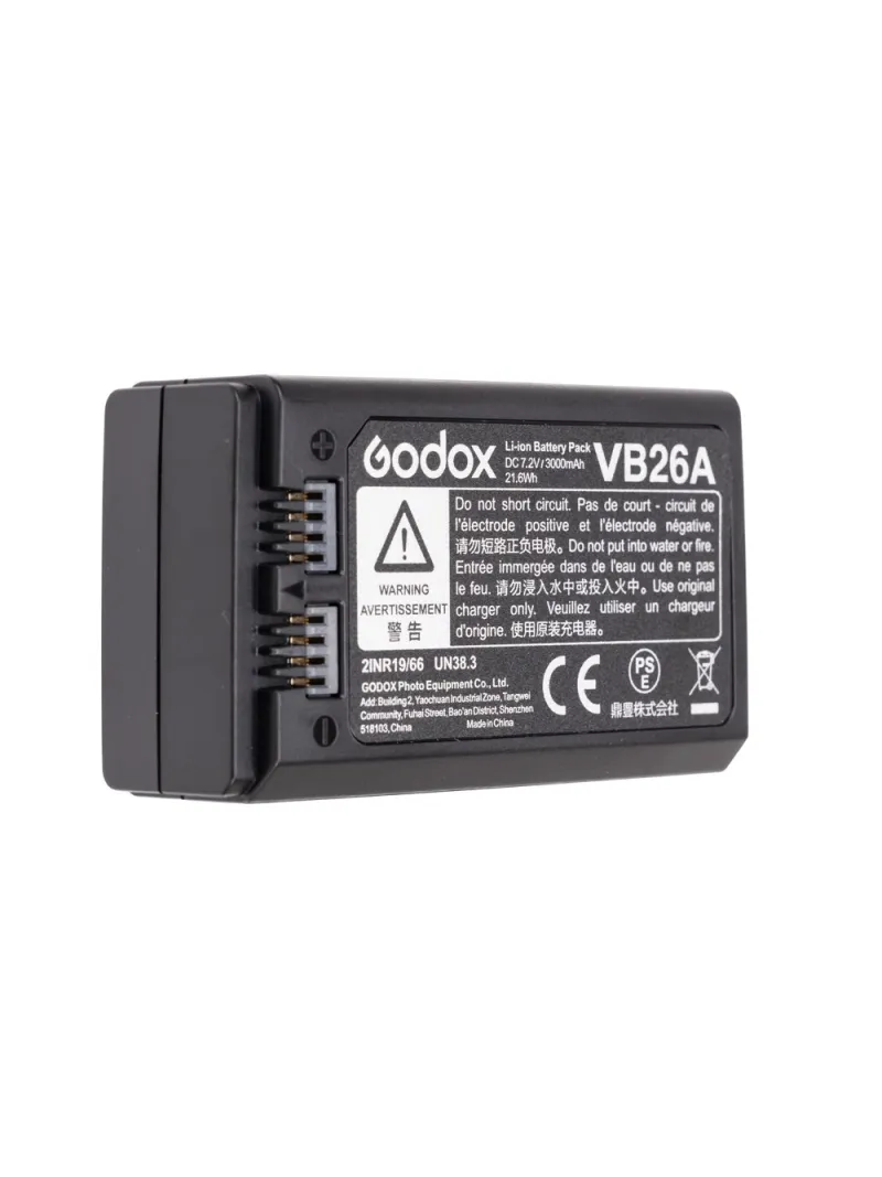 GODOX VB-26 Rechargeable battery for Godox V1 | D'Aponte | Portable Flash, Speedlite and Accessories