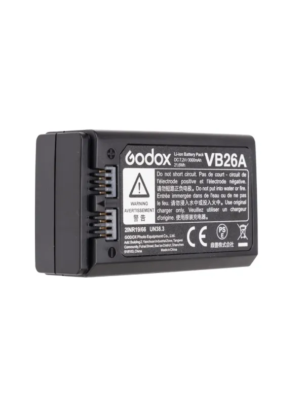 GODOX VB-26 Rechargeable battery for Godox V1 | D'Aponte | Portable Flash, Speedlite and Accessories