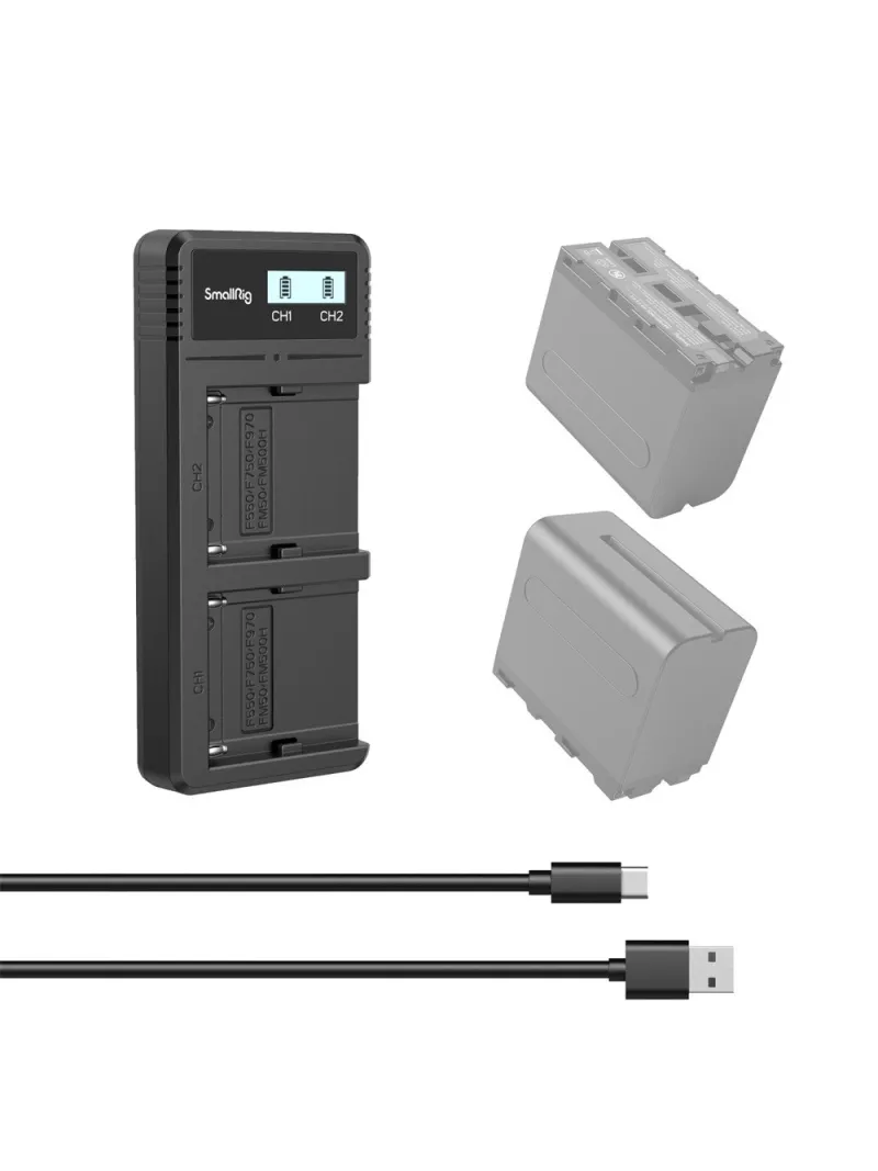 SmallRig 4086 NP-F970 Camera Battery Charger | D'Aponte | Batterie e Caricabat