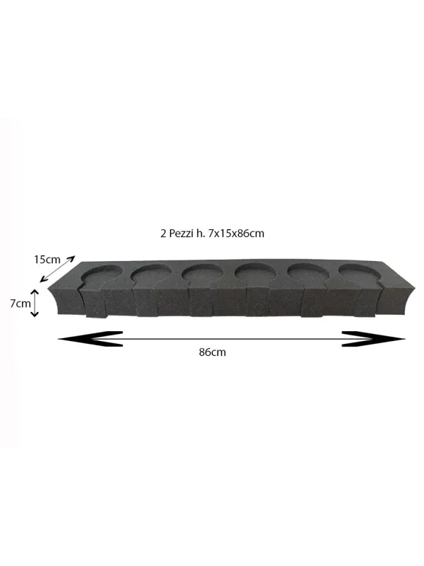 CARUBA Backdrop System in Foam Rubber for 6 backdrops | D'Aponte | Supports and Backdrop Holder Systems