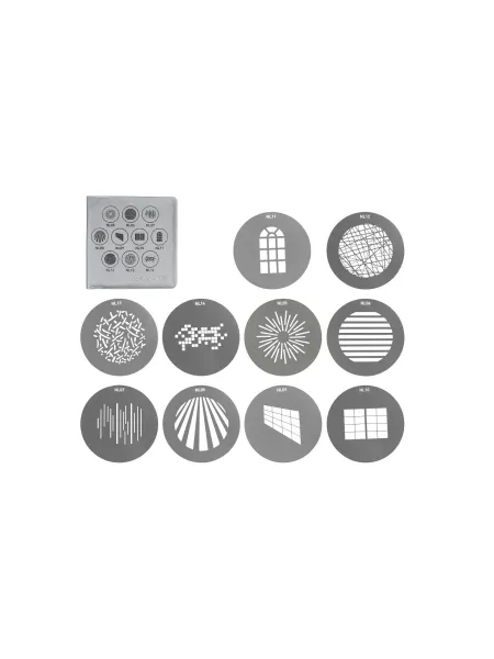 NANLITE AS-GB-B-SET1 Gobos Size B Set 1 Per PJ-BM 10pz | D'Aponte | Led Lights