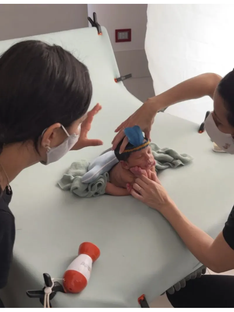 Tavolo Newborn con 1 alzata
