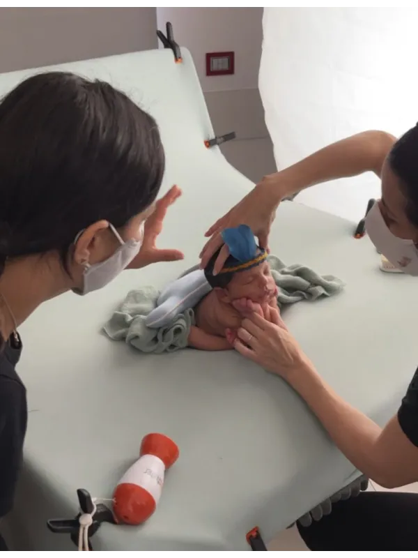 Tavolo Newborn con 1 alzata