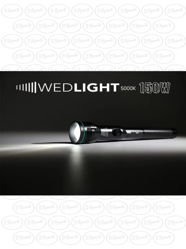 WedLight Torcia 150W-5000°K Luce Fredda
