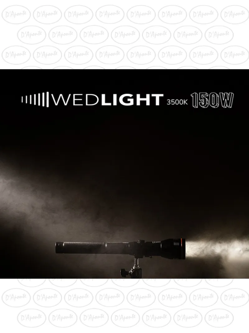 WedLight Torcia 150W-3500°K Luce Calda