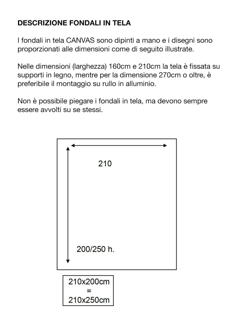 D'APONTE CANVAS BACKDROP PR 12-977-M (210X250hCM) | D'Aponte | Offers