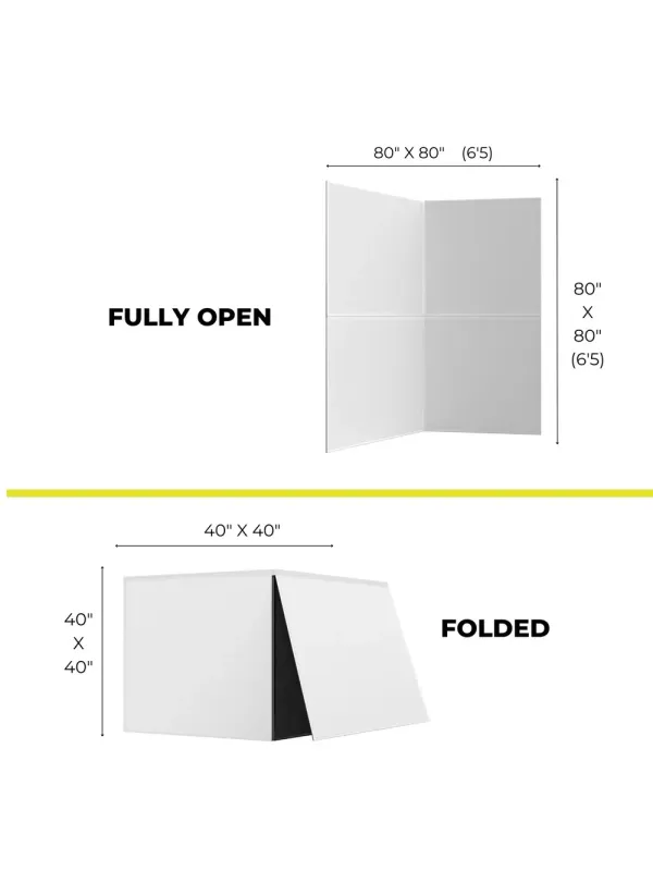 V-FLAT WORLD 2.0 Original V-Flat pieghevole (Nero/Bianco)