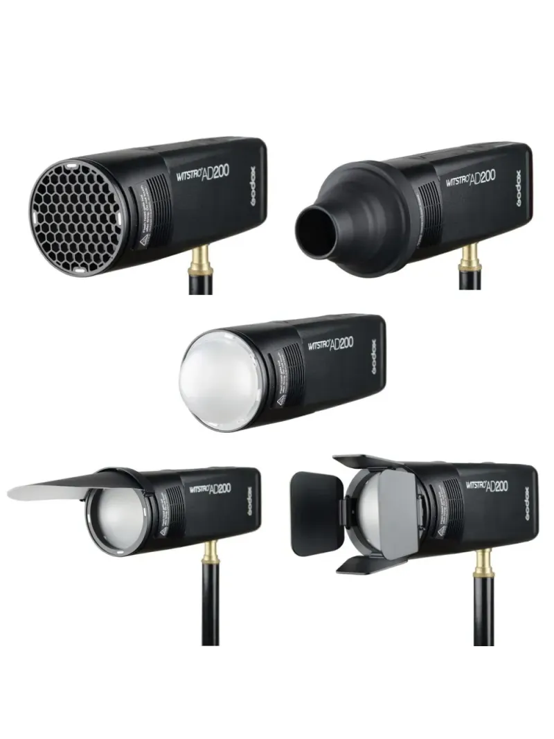 GODOX AD200 round flash head accessories kit AK-R1 | D'Aponte | Portable Flash, Speedlite and Accessories
