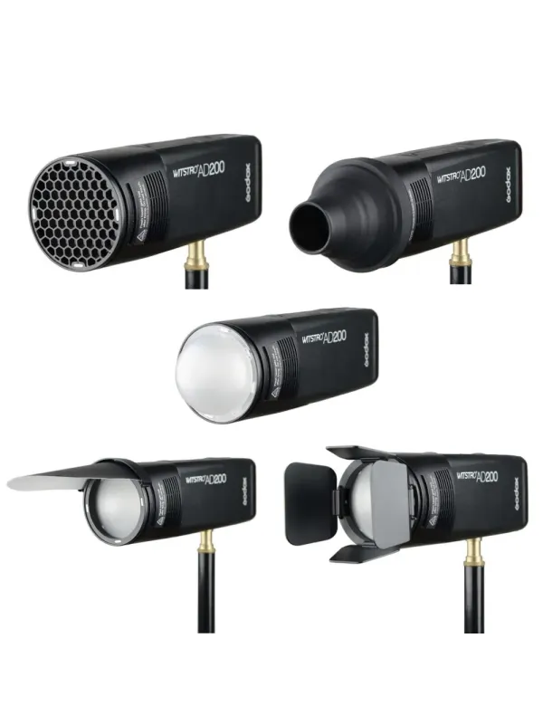 GODOX AD200 round flash head accessories kit AK-R1 | D'Aponte | Portable Flash, Speedlite and Accessories