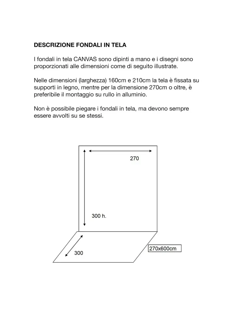 D'APONTE FONDALE IN TELA PR 12-923-M (270X500hCM)